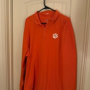 Vineyard Vines Orange Quarter-Zip Pullover